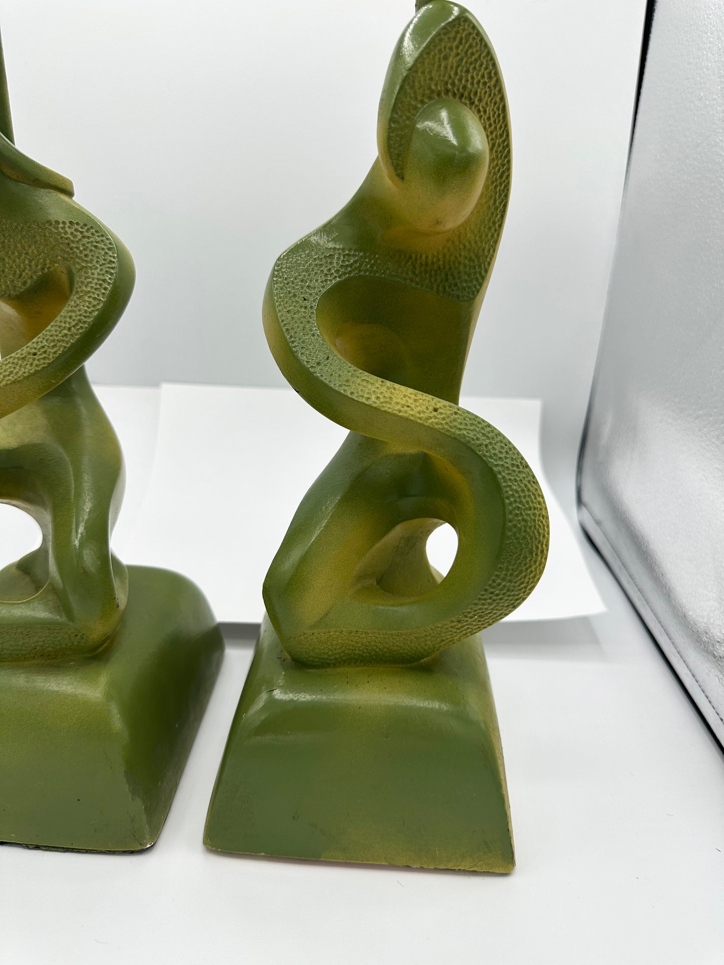 Mid Century Modern Weinberg Style Pair of Lamps by Faip