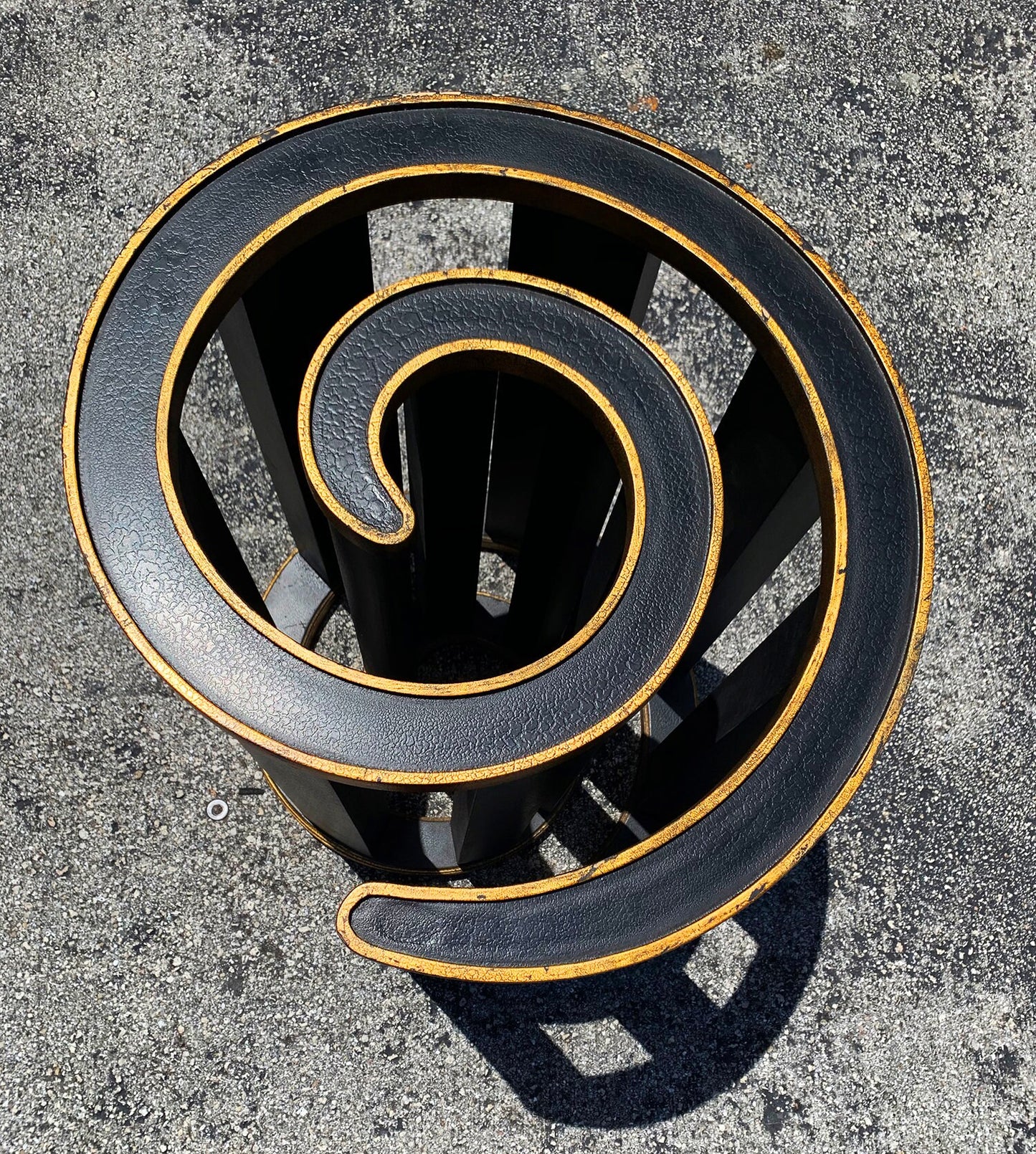 Mid Century Modern Spiral Dining Table